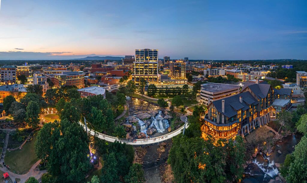 Falls Park on Reedy in Greenville, South Carolina